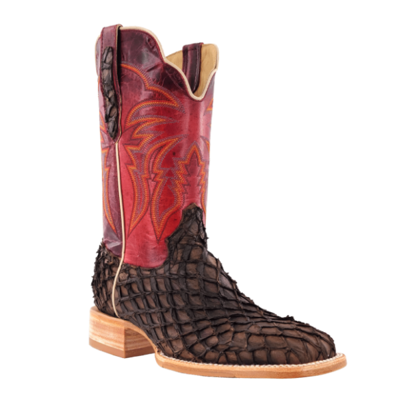 Latest R Watson Women'S Pirarucu Wide Square 11"- Matte Chocolate