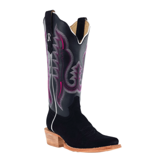 Latest R Watson Women'S Roughout Narrow Square 13"- Black