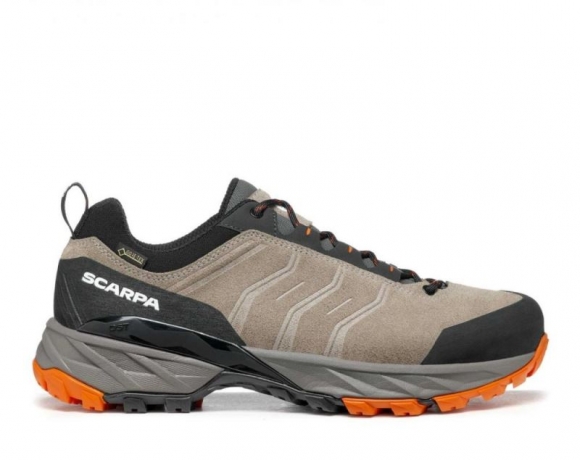NEW ARRIVALS SCARPA MEN'S RUSH TRAIL GTX-Taupe/Mango