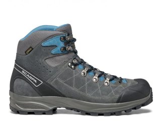 NEW ARRIVALS SCARPA MEN'S KAILASH TREK GTX - WIDE-Shark Grey/Lake Blue