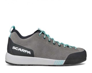 NEW ARRIVALS SCARPA WOMEN'S GECKO-Mid Gray/Aqua