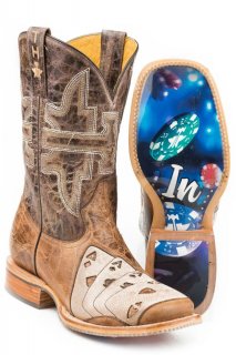 TIN HAUL MEN'S HIGH ROLLER WITH ALL IN SOLE-BROWN STYLISH OUTLET