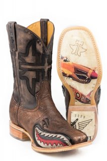 TIN HAUL MEN'S WARHAWK WITH DOG FIGHT SOLE-BROWN STYLISH OUTLET