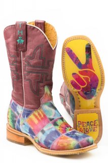 TIN HAUL WOMEN'S TRIPPY CHECK WITH PEACE AND LOVE SOLE-MULTI STYLISH OUTLET