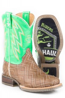 TIN HAUL LITTLE BOYS NEON MATRIX WITH LIGHTENING RIDER SOLE-TAN STYLISH OUTLET