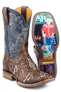 TIN HAUL MEN'S COUNTRY SOUND WITH NEON LIGHTS SOLE-BROWN STYLISH OUTLET