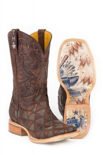 TIN HAUL MEN'S TRIANGLES WITH ANVIL OF POWER SOLE-BROWN STYLISH OUTLET