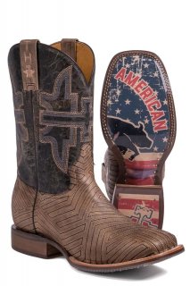 TIN HAUL MEN'S ROWDY WITH AMERICAN RODEO SOLE-TAN STYLISH OUTLET