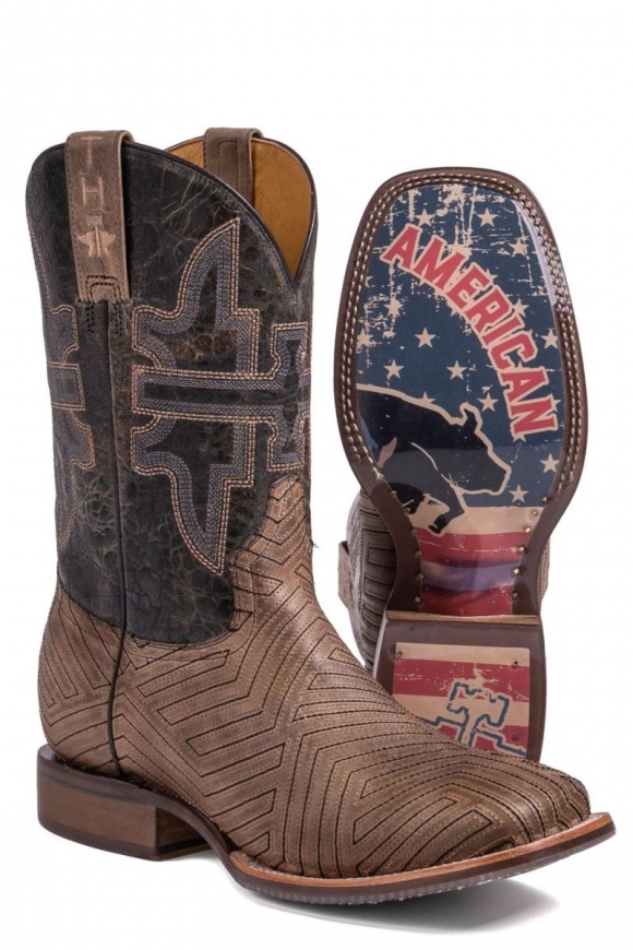 TIN HAUL MEN'S ROWDY WITH AMERICAN RODEO SOLE-TAN STYLISH OUTLET