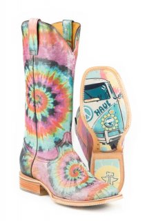 TIN HAUL WOMEN'S GROOVY WITH TIE DYE CAMPER SOLE-MULTI STYLISH OUTLET