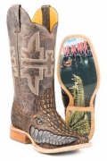 TIN HAUL MEN'S SWAMP CHOMP WITH GATOR SOLE-BROWN STYLISH OUTLET
