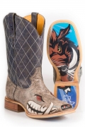TIN HAUL MEN'S NOT BOARING W WITH ROUGH N' TOUGH SOLE-BROWN STYLISH OUTLET