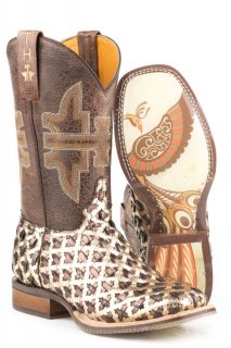 TIN HAUL WOMEN'S 3D CROSS WITH PEACOCK SOLE-BROWN STYLISH OUTLET