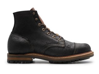 Special Offer | Truman Men's Black Oiled Rough Out | Cap Toe Special Offer | Truman Men's Black Oiled Rough Out | Cap Toe