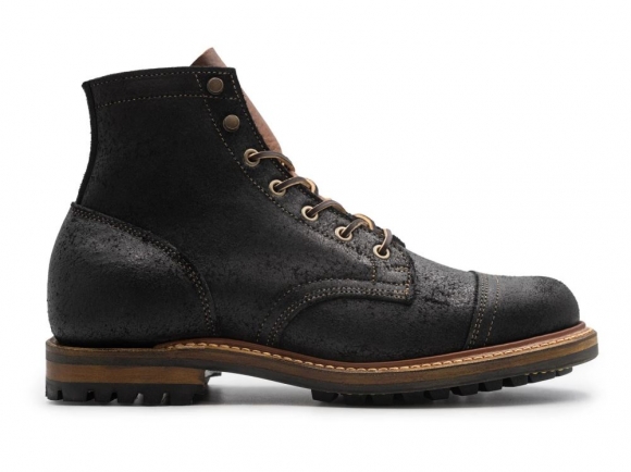 Special Offer | Truman Men's Black Oiled Rough Out | Cap Toe Special Offer | Truman Men's Black Oiled Rough Out | Cap Toe