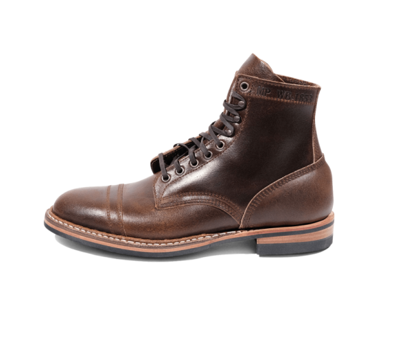 White's Boots | Men's MP-Sherman Toe Cap (Dainite Sole)-Cinnamon Waxed Flesh | Free Shipping