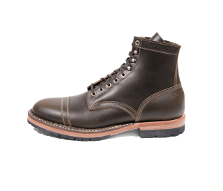 White's Boots | Men's MP-Sherman Toe Cap (Half Lug)-Olive Waxed Flesh | Free Shipping