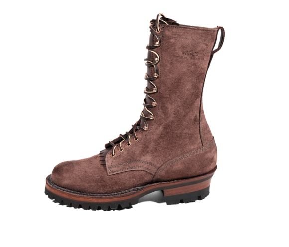 White's Boots | Men's The Original Smokejumper-Brown Roughout | Free Shipping
