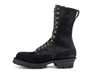 White's Boots | Men's C409 Smokejumper-Black Roughout | Free Shipping