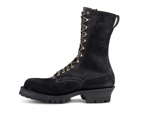 White's Boots | Men's C409 Smokejumper-Black Roughout | Free Shipping