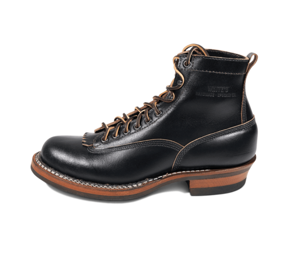 White's Boots | Men's The Original 350 Cutter-Black Waxed Flesh | Free Shipping