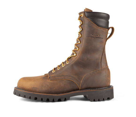 White's Boots | Men's Crew Boot-Brown Distress | Free Shipping