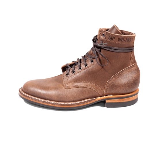 White's Boots | Men's MP-Sherman Plain Toe (Dainite Sole)-Natural Waxed Flesh | Free Shipping