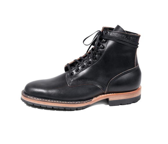White's Boots | Men's MP-Sherman Plain Toe (Half Lug)-Black Chromexcel | Free Shipping
