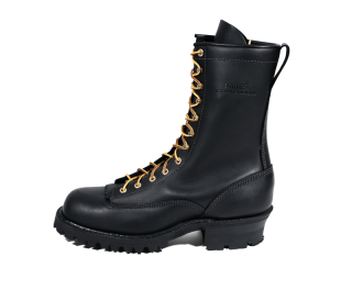 White's Boots | Men's Line Scout Lace-to-Toe-Black | Free Shipping