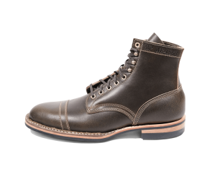 White's Boots | Men's MP-Sherman Toe Cap (Dainite Sole)-Olive Waxed Flesh | Free Shipping
