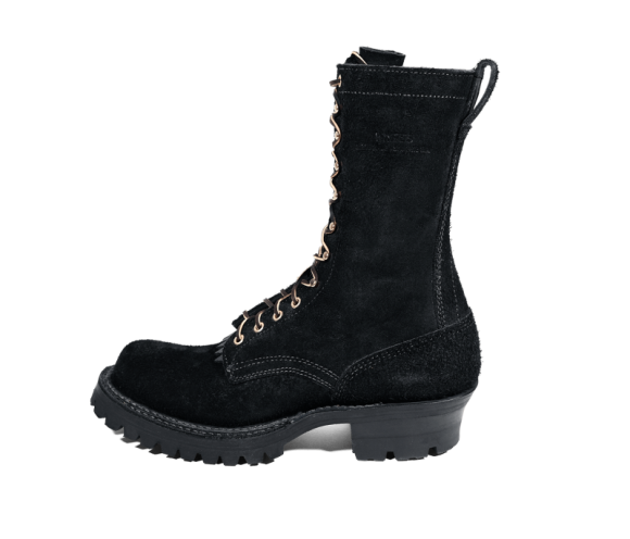 White's Boots | Men's The Original Smokejumper-Black Roughout | Free Shipping