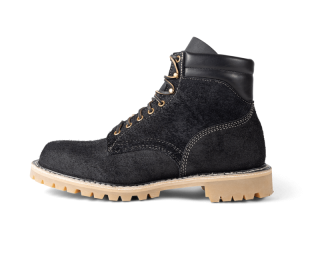 White's Boots | Men's Chore Boot-Black Roughout | Free Shipping