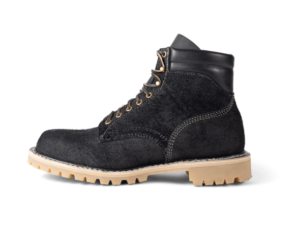 White's Boots | Men's Chore Boot-Black Roughout | Free Shipping