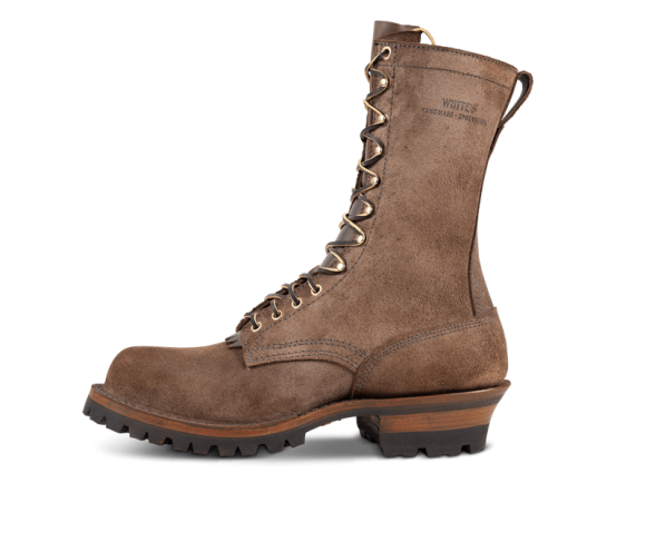 White's Boots | Men's C409 Smokejumper-Brown Roughout | Free Shipping