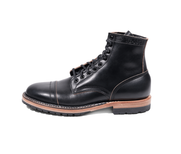 White's Boots | Men's MP-Sherman Toe Cap (Half Lug)-Black Chromexcel | Free Shipping
