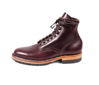 White's Boots | Men's MP-Sherman Plain Toe (Half Lug)-Burgundy Chromexcel | Free Shipping