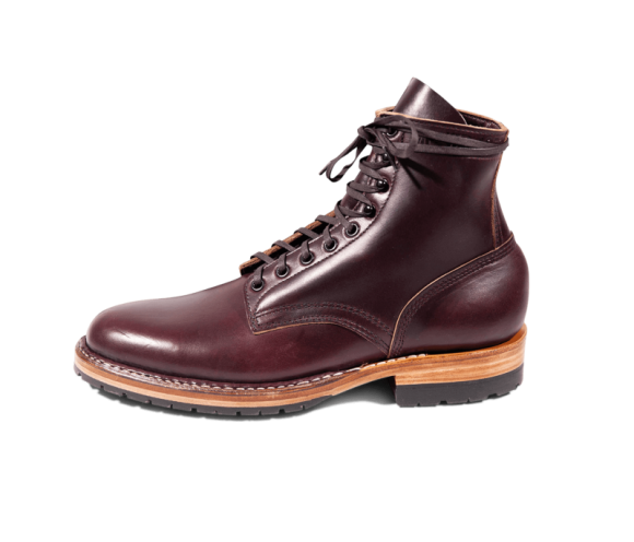 White's Boots | Men's MP-Sherman Plain Toe (Half Lug)-Burgundy Chromexcel | Free Shipping