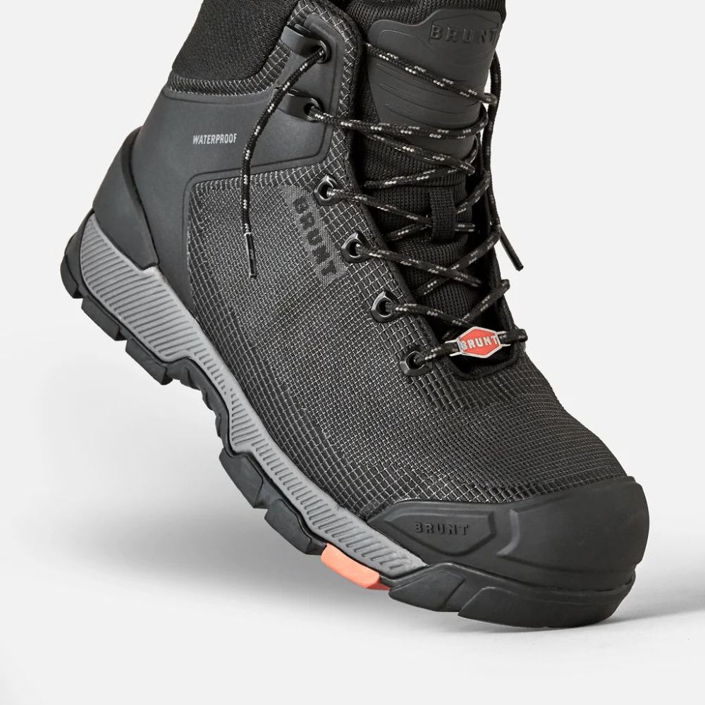 BRUNT MEN'S THE RYNG (COMP TOE)-BLACK WORK BOOTS