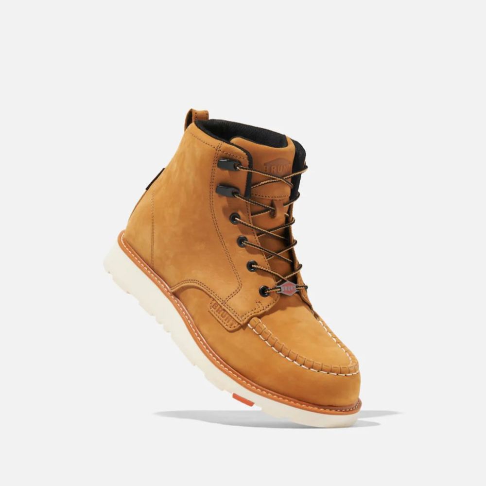 BRUNT MEN'S THE WHEAT MARIN (SOFT TOE) WORK BOOTS