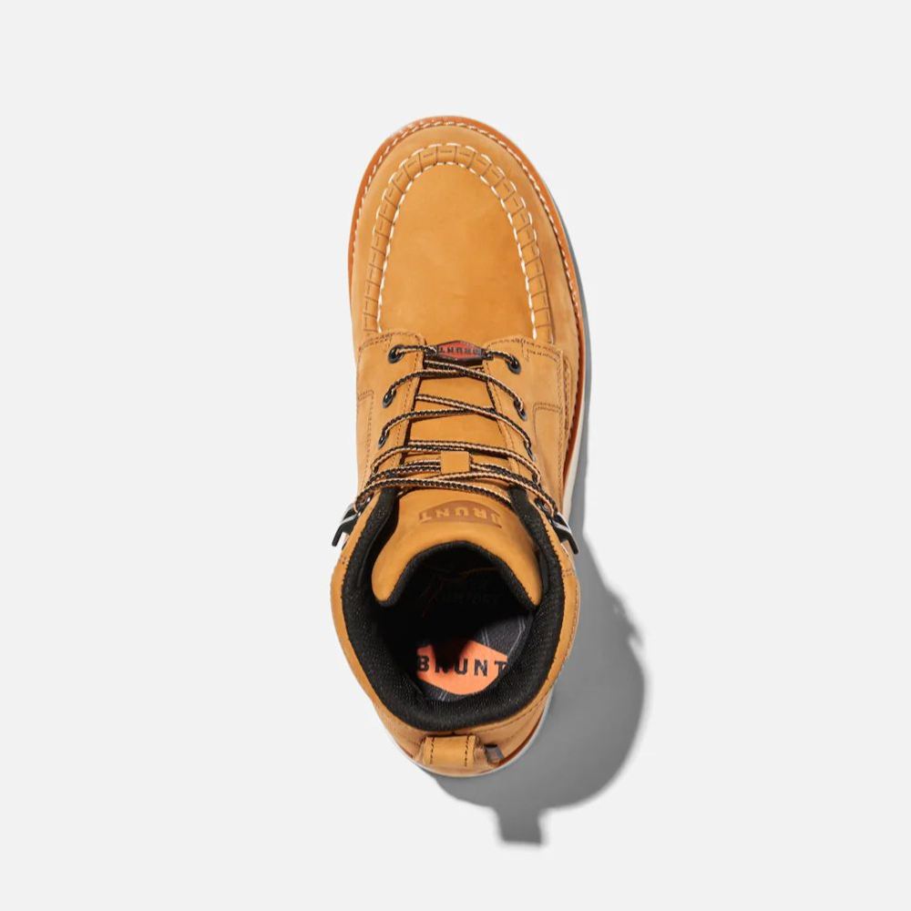 BRUNT MEN'S THE WHEAT MARIN (SOFT TOE) WORK BOOTS