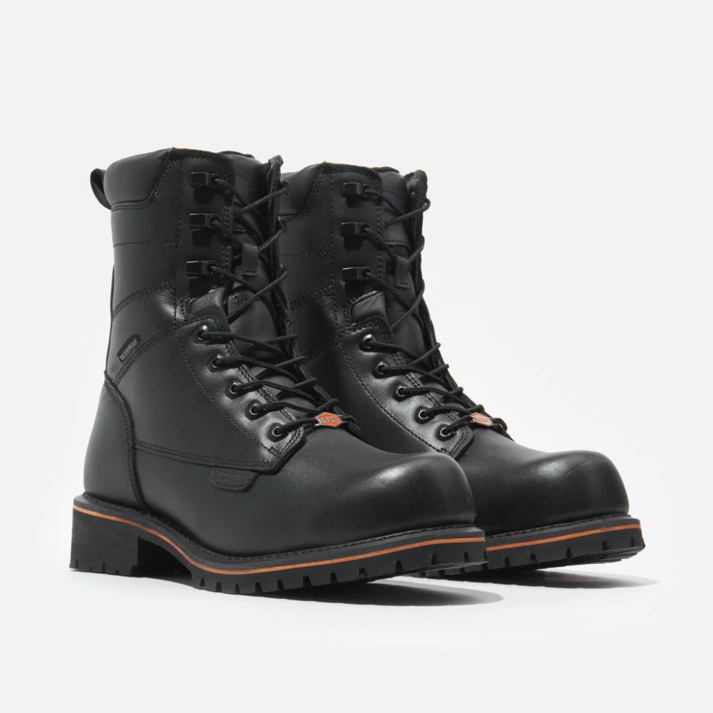 BRUNT MEN'S THE ALL-BLACK DISTASIO (COMP TOE) WORK BOOTS