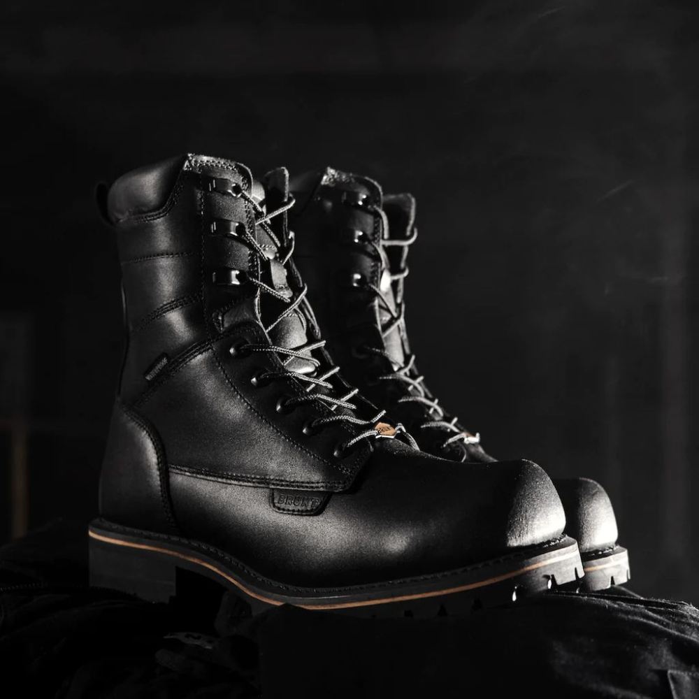 BRUNT MEN'S THE ALL-BLACK DISTASIO (COMP TOE) WORK BOOTS