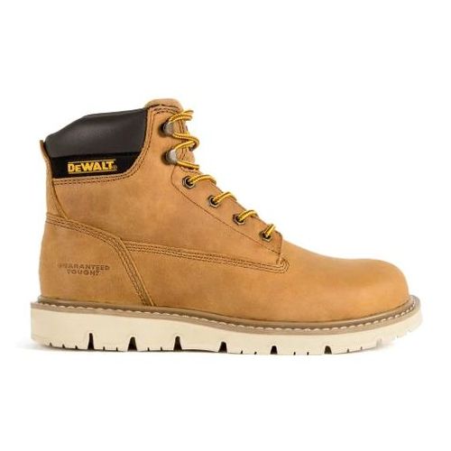 MEN'S DEWALT FLEX LEATHER WORK BOOT-Wheat Poseidon
