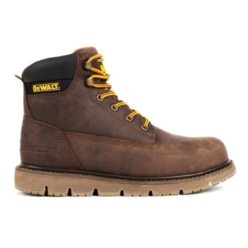 MEN'S DEWALT FLEX STEEL TOE SAFETY WORK BOOT-Brown Crazy Horse