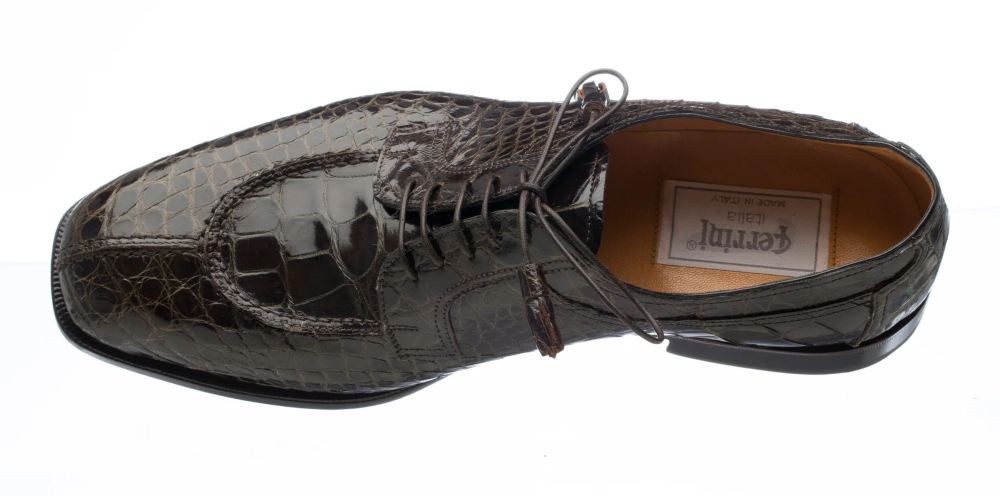 New Arrivals Ferrini Men's Belly Alligator 3520-Olive
