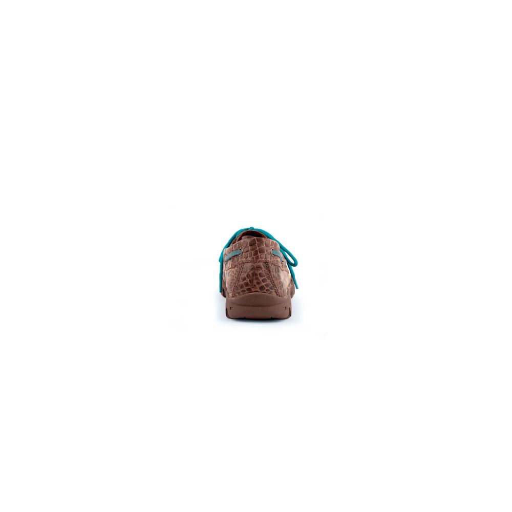 New Arrivals Ferrini Women's Cowhide Print Loafer-Brown
