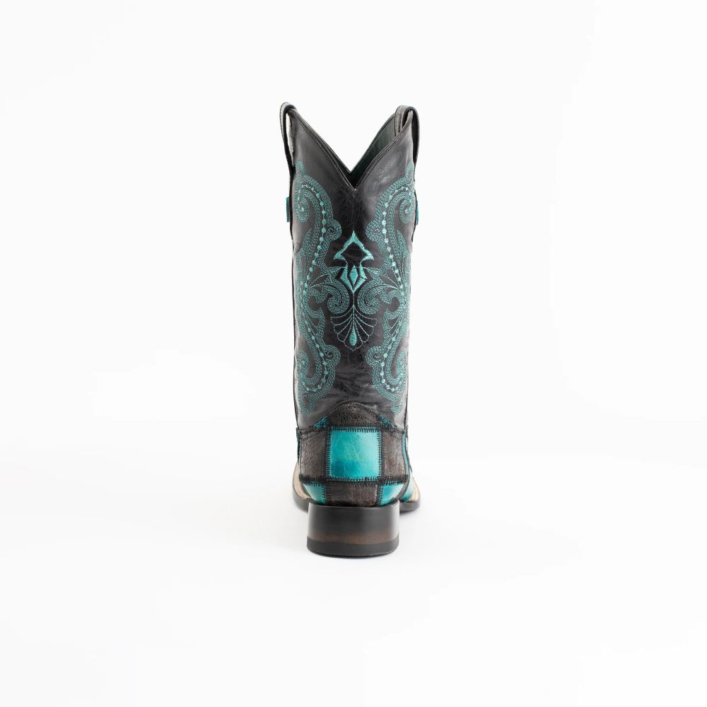 New Arrivals Ferrini Men's Patchwork - Men's-Black/Teal