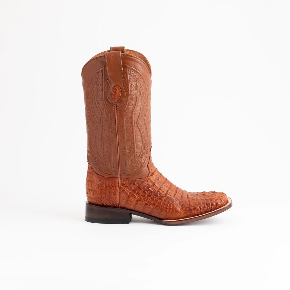 New Arrivals Ferrini Men's Hornback Caiman Dakota-Cognac