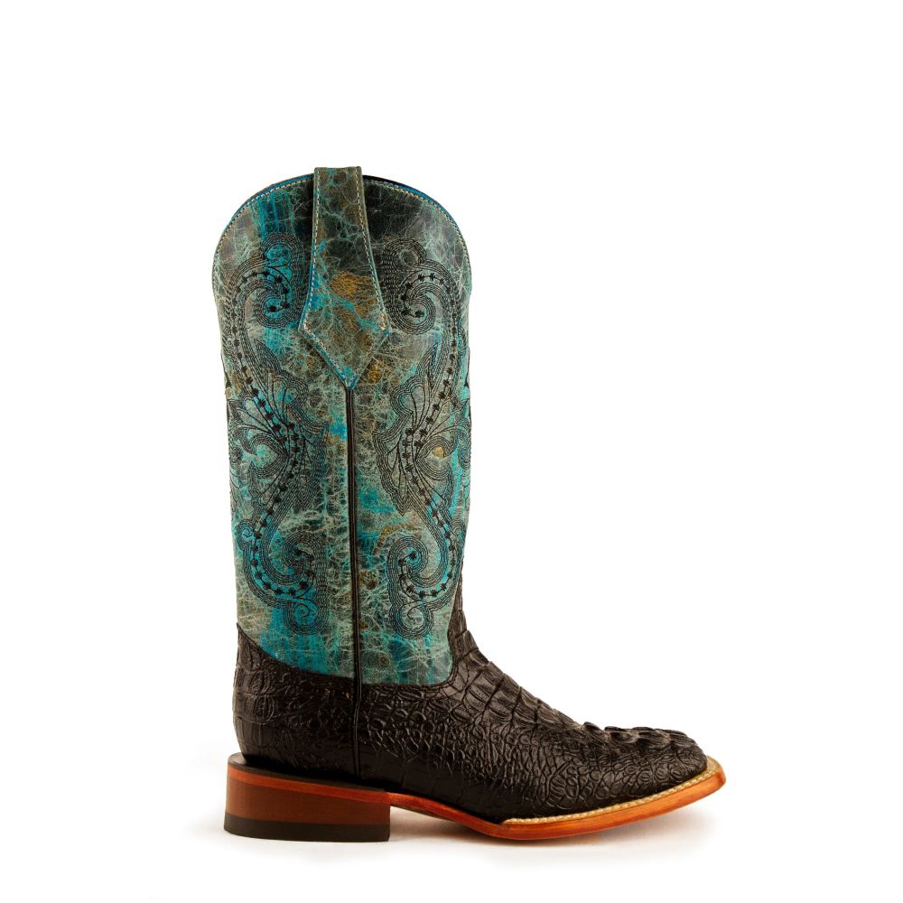 New Arrivals Ferrini Women's Stampede - Ladies-Black/Teal