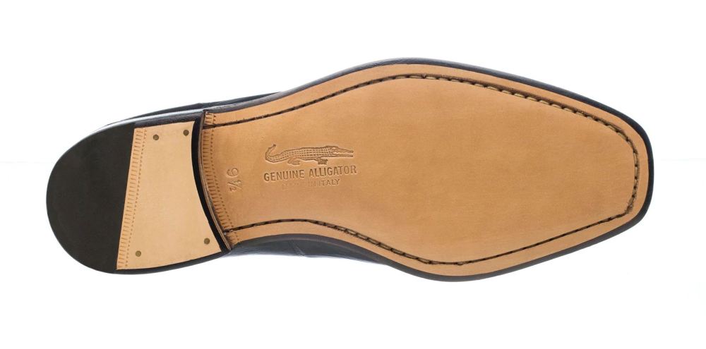 New Arrivals Ferrini Men's Belly Alligator 3520-Black